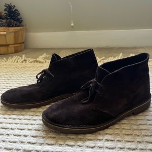 Men’s Clark’s suede boots